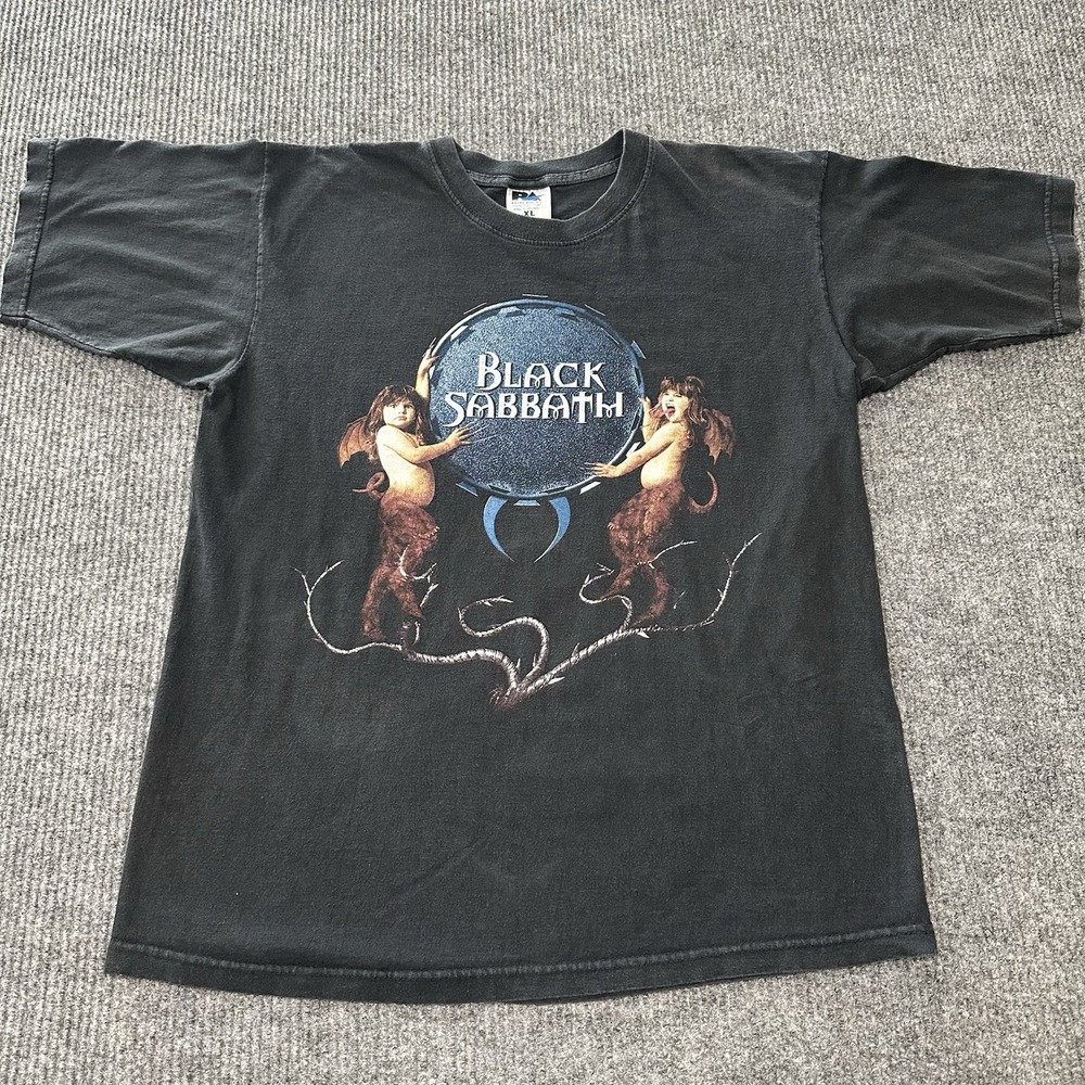Black Sabbath Reunion‎ Tour 1999 T-shirt Royal Avalon XLarge Rock Band Goth Punk